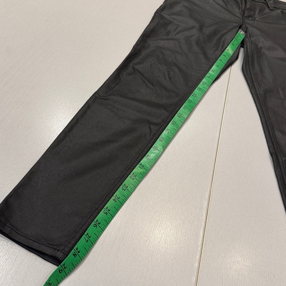 White House Black Market Black Faux Leather Skinny - Picture 5 of 9